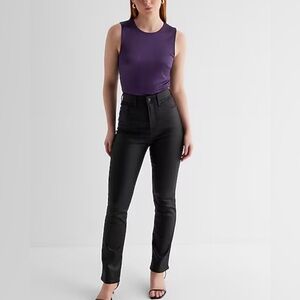 Body Contour Satin Crew Neck Bodysuit - Color Plum